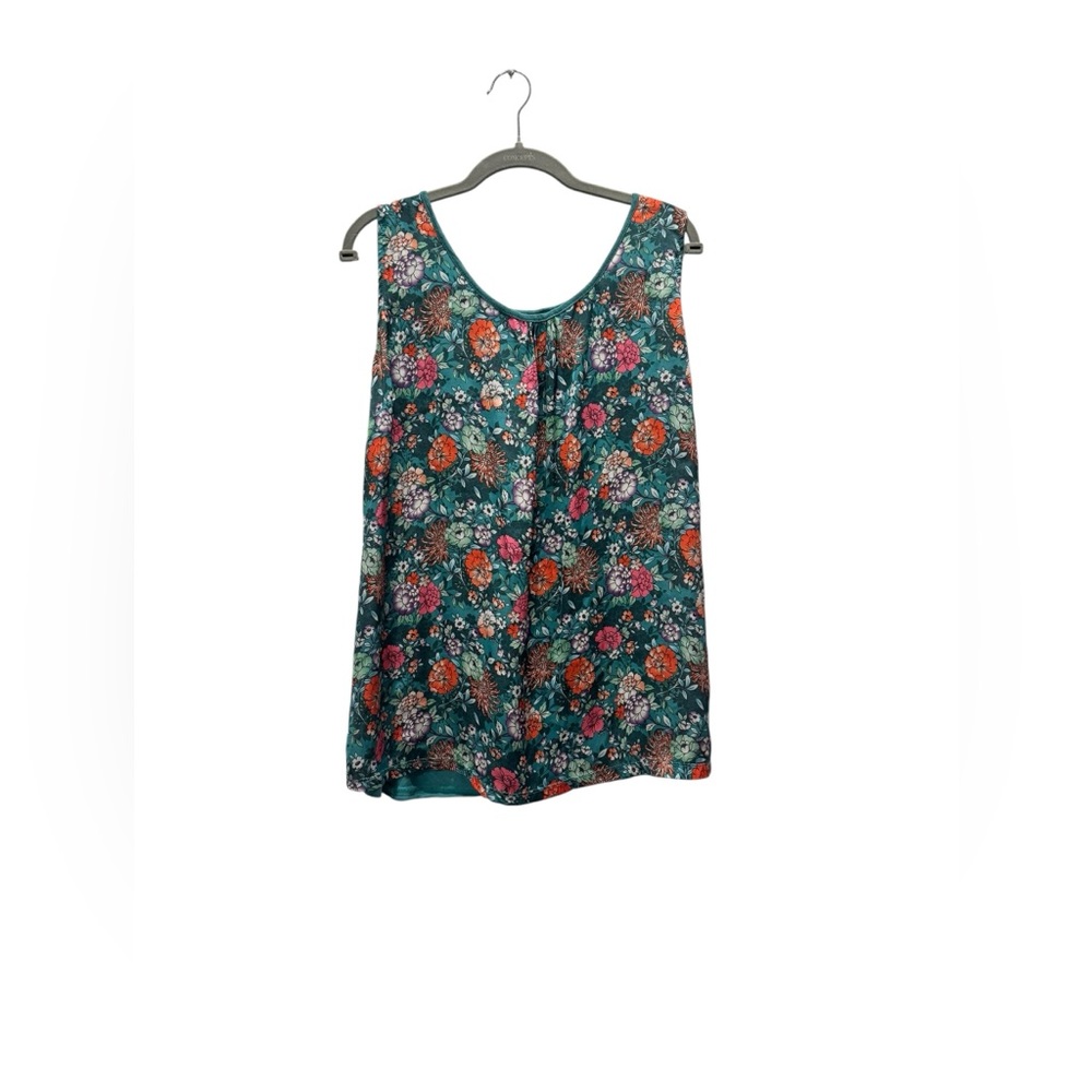 TU Floral Sleeveless Top Size Large